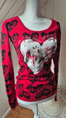 DESIGUAL  🖤🤍❤️    leichter pullover  Grösse S