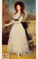 Kunst-AK, Francisco de Goya, Doña Tadéa Arias de Enriquez