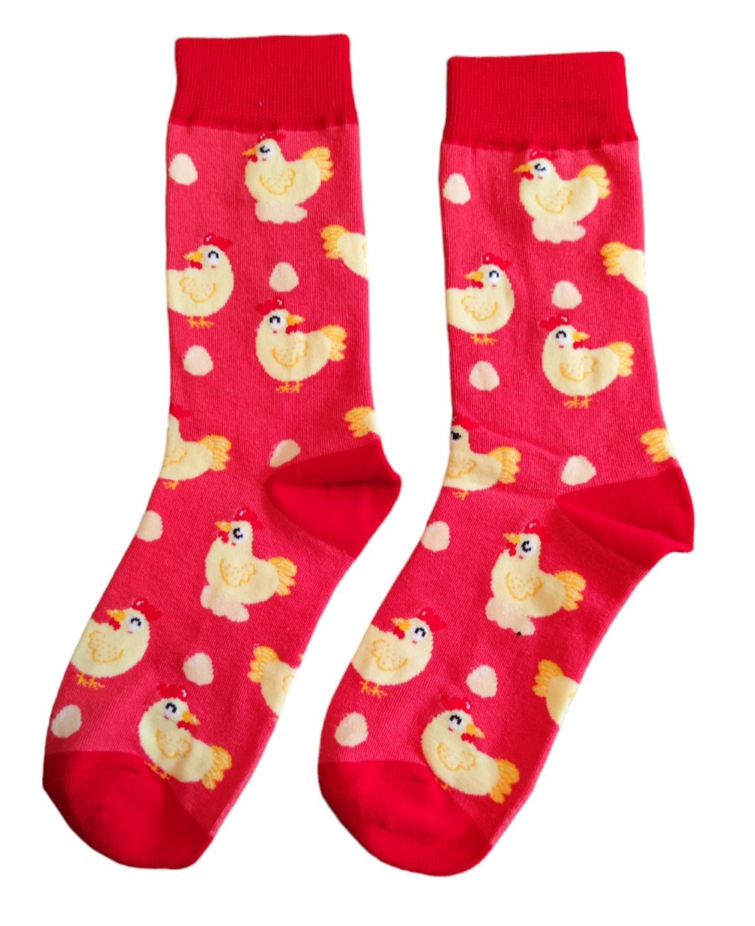 Socken: Socken Hühner / Chicken / Bauernhof / Eier / Eggs – Neu und originalverpackt aus Zürich von amysmith 1