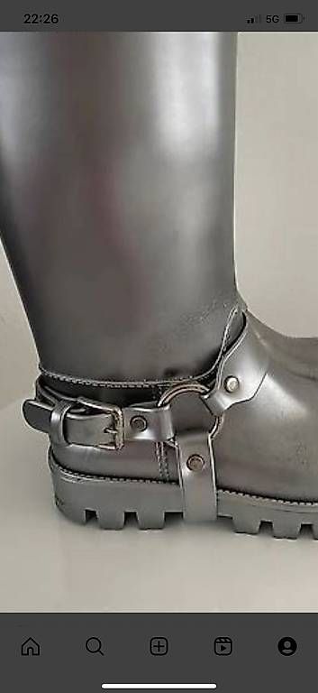 Scarpe da donna: D&G Gummi Stiefel – Usato da Basel venduto da DobrilaP 1