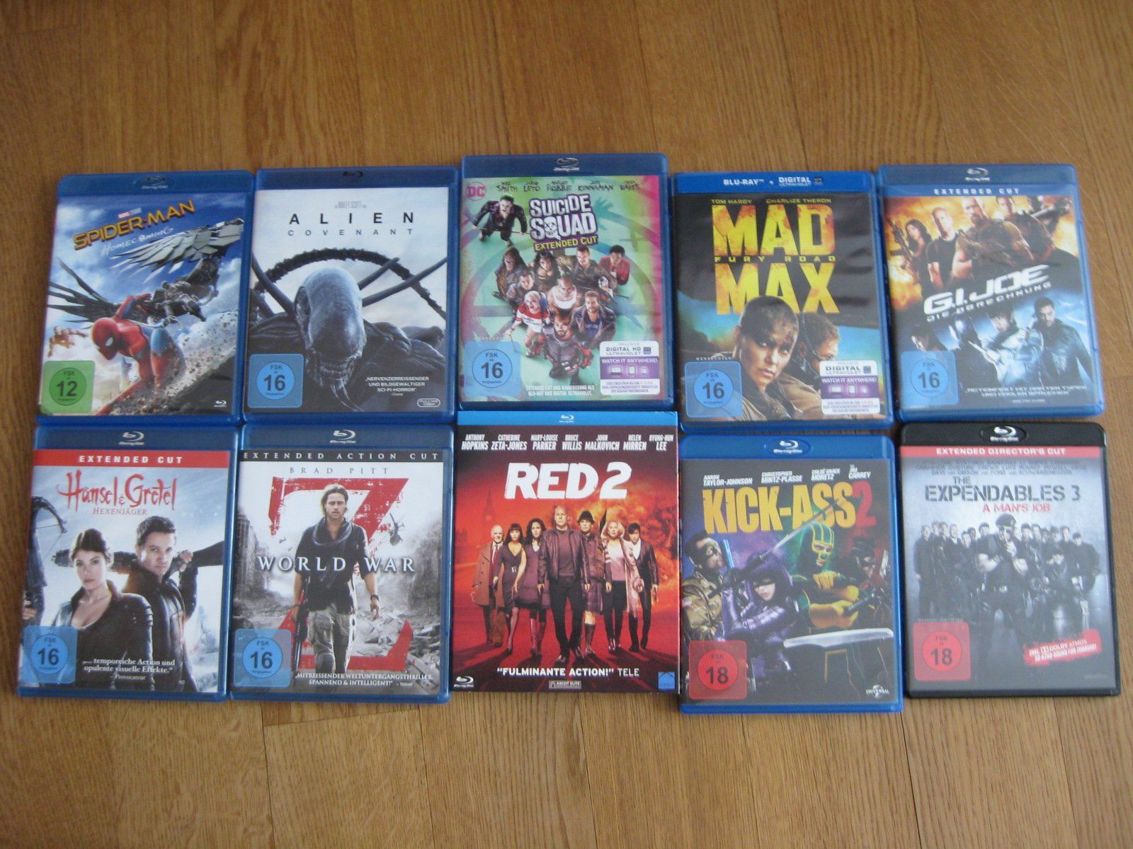 Alle DVDs: 20 Stk. Blu ray Disc ab 12 / 16 / 18 Jahren – Gebraucht aus Augst BL von Kanija 2
