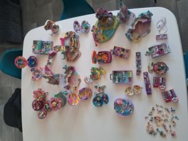 Grand lot de figurines et boites Polly Pocket Vintage