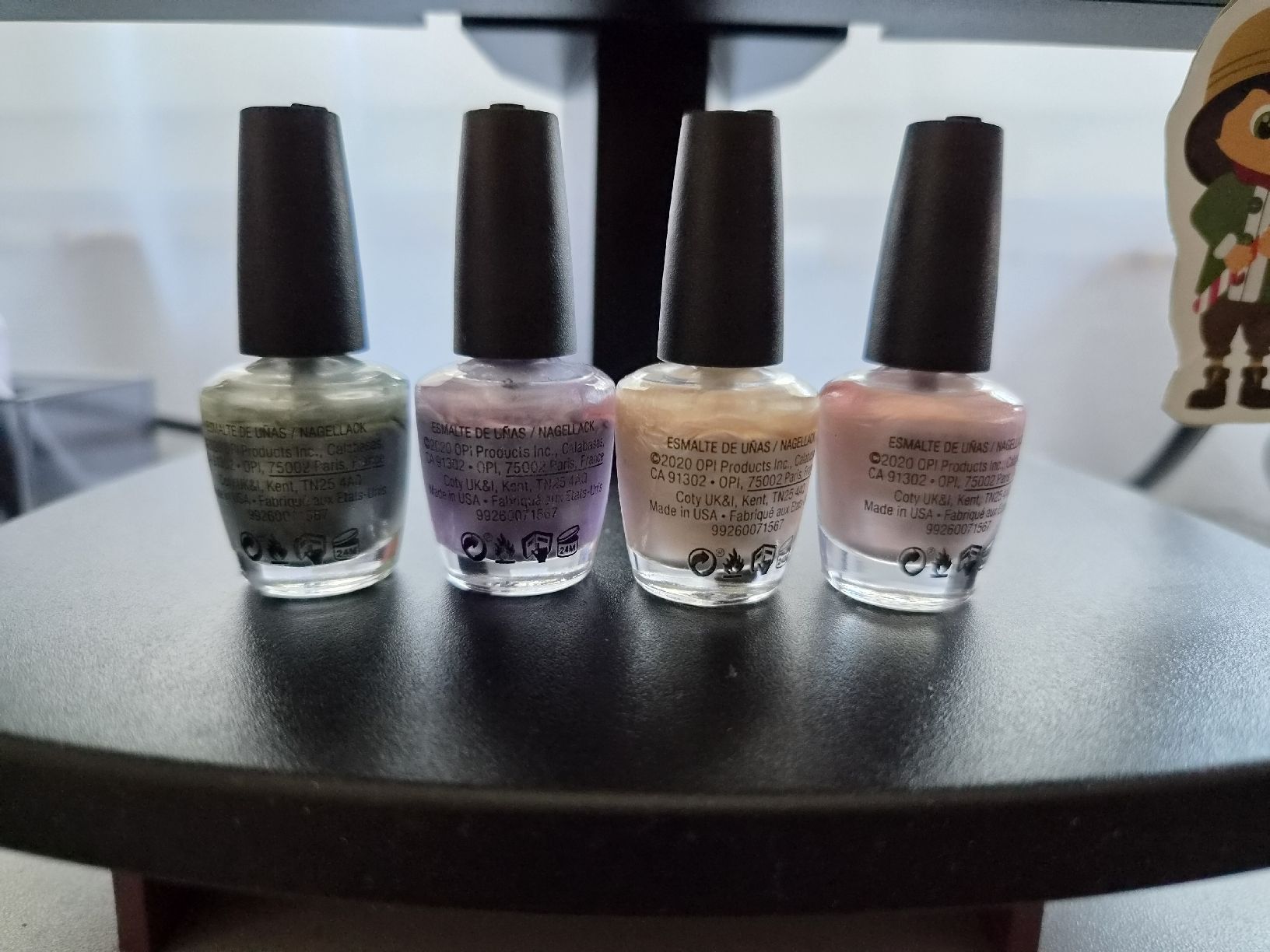 Opi Smalto per unghie: 4 OPI Nagellack Mini Set, verschiedene Farben – Nuovo (secondo la descrizione) da Niederrohrdorf venduto da Miripfiri 4
