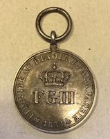 Rare. Médaille de fidélité de Neuchâtel de 1831 - argent