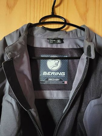 Veste de moto Bering Discovery L, gris foncé, comme neuf