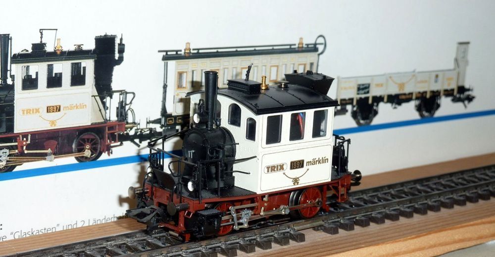 Märklin Modellini di ferrovie: Märklin HO-Wechselstrom Hochzeits-Zug / "Digital" – Nuovo (secondo la descrizione) da Melchnau venduto da Lhofer 4