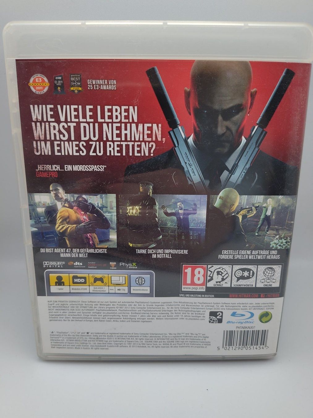 Sony Jeux: Hitman Absolution (Playstation 3) – D'occasion à Kloten par SuperRetroPixels 3