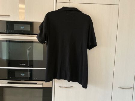 Schwarze Sommer Tshirt mit Reisverschluss Gr.42/44