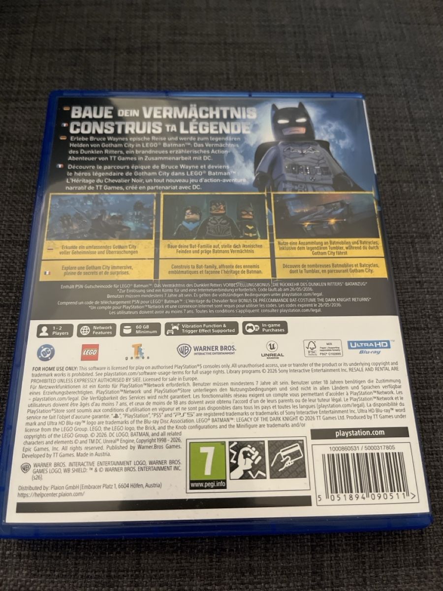 Spiele: Lego Batman (Ps5) – Gebraucht aus Binningen von LionArt 1
