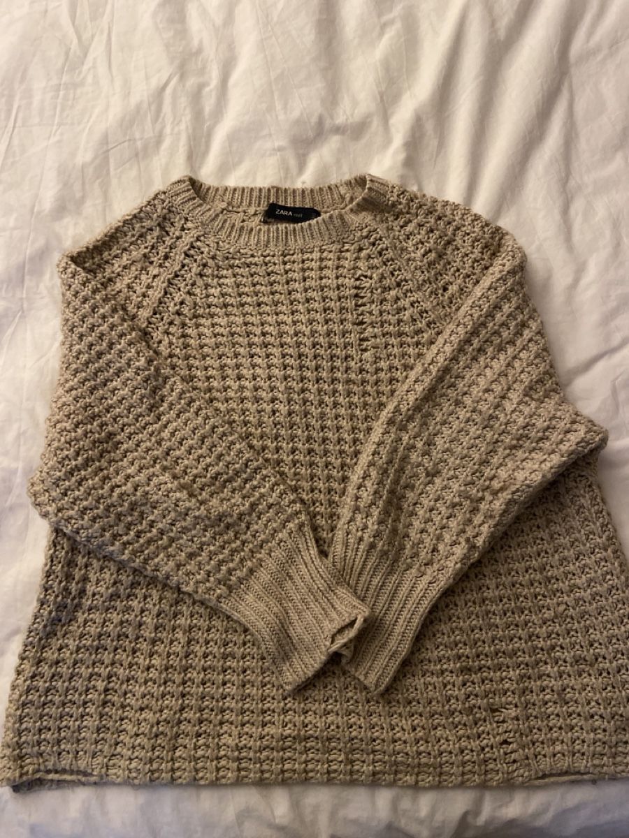 Zara Maglioni & Felpe: Gemütlicher ZARA Strickpullover Gr. S, beige, Herbst-Style – Usato da Luzern venduto da val_z5jn