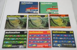 Autosalon-Kataloge 1967 bis 1992 assortiert