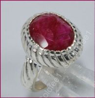 ROYAL RUBY, Rubin Ring 925 Silber