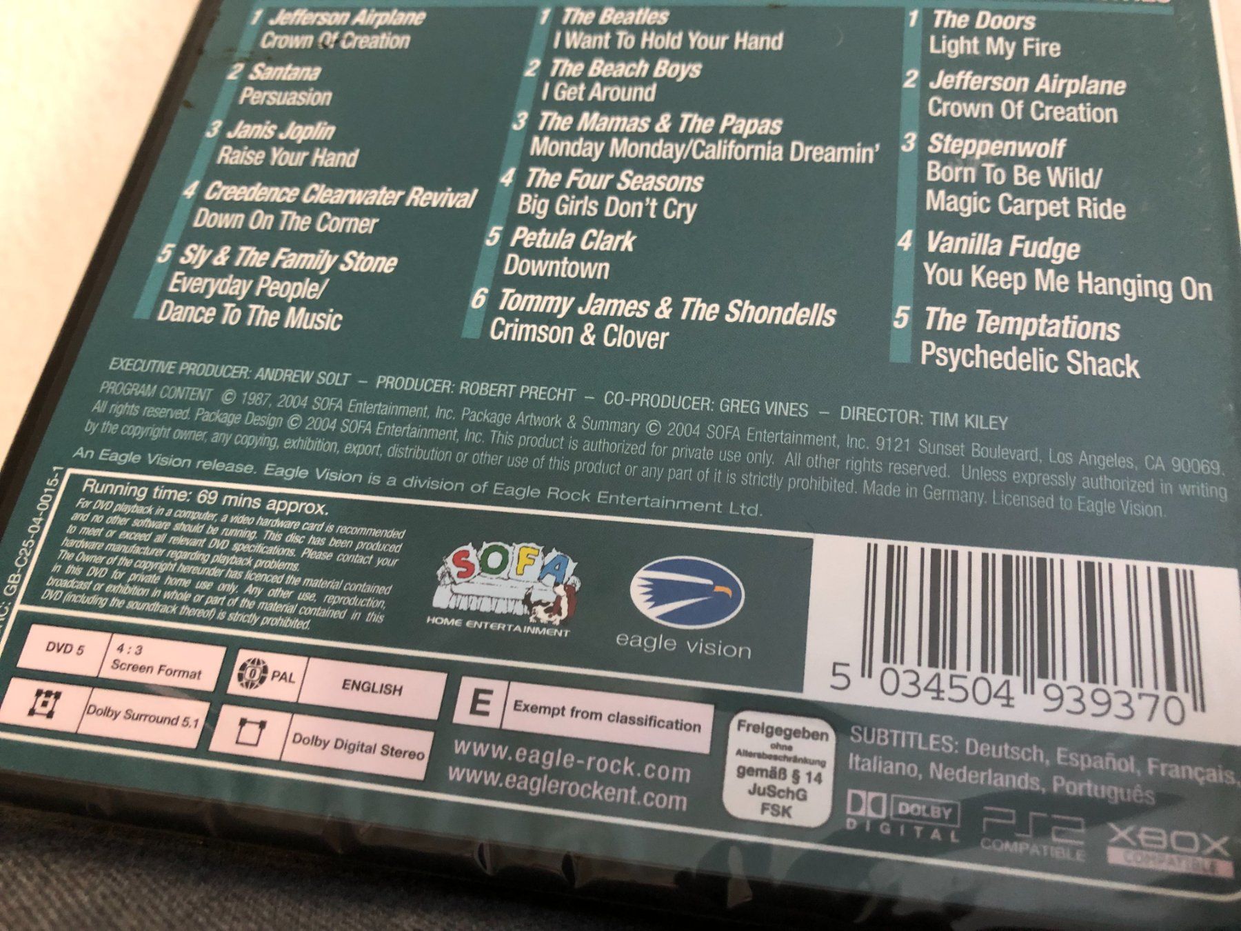Tutti i DVDs: DVD - Ed Sullivan: Rockin' the sixties - originalverpackt – Nuovo e nell'imballaggio originale da Niederhasli venduto da thozam 2