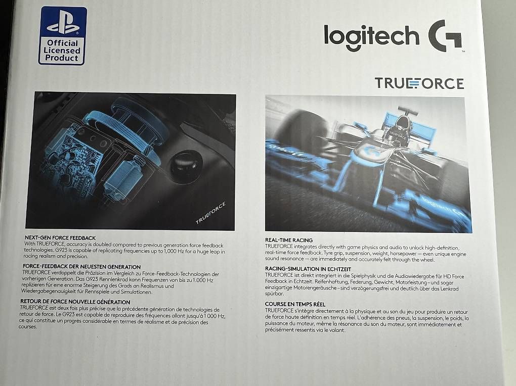 Sistema di controllo: Logitech G923 PC-Lenkrad mit Pedalen – Nuovo (secondo la descrizione) da Langenthal venduto da Schmittchen 3