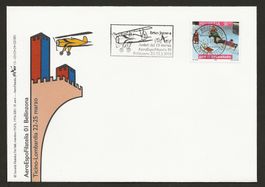 sonderumschlag Schweiz 2001 Bellinzona Luftpost