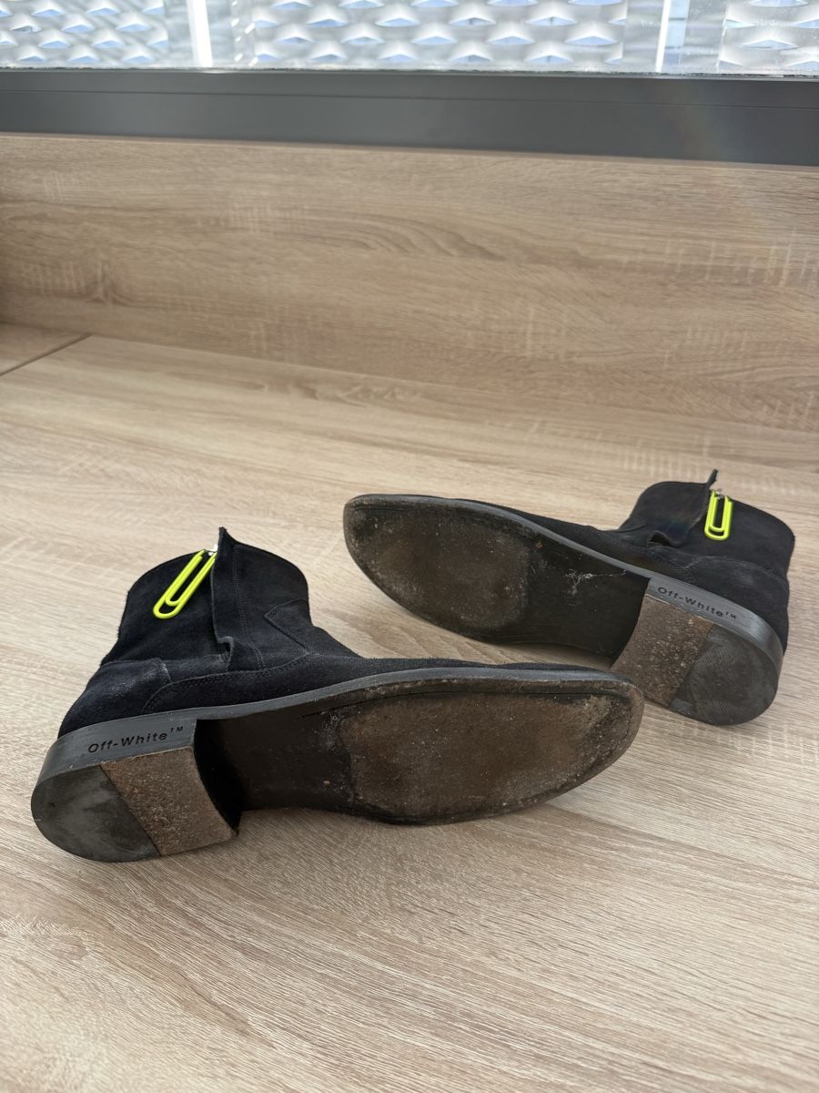 Off-White Scarpe da uomo: Off-White Boots Suède | Pointure 42 | Virgil Abloh | tromb – Usato da Genève venduto da sst_nv8c 2