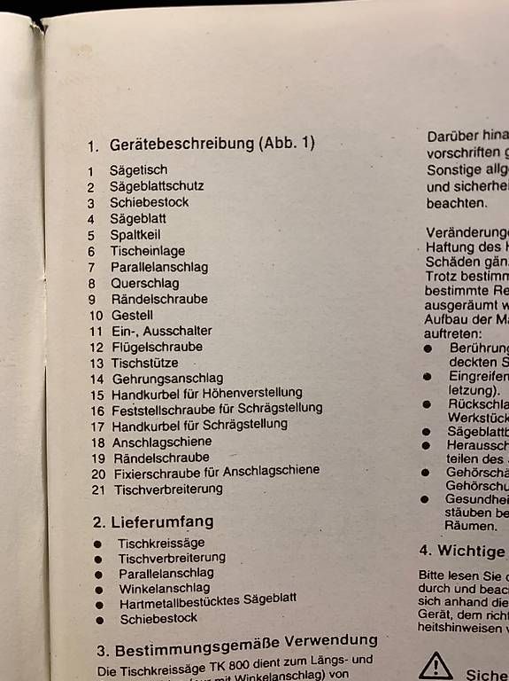 Sägen: Einhell Tischkreissäge TK 800 – Gebraucht aus Birsfelden von Goldfisch01 4