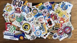 Lot d’autocollants vintage, stickers des années 80-90