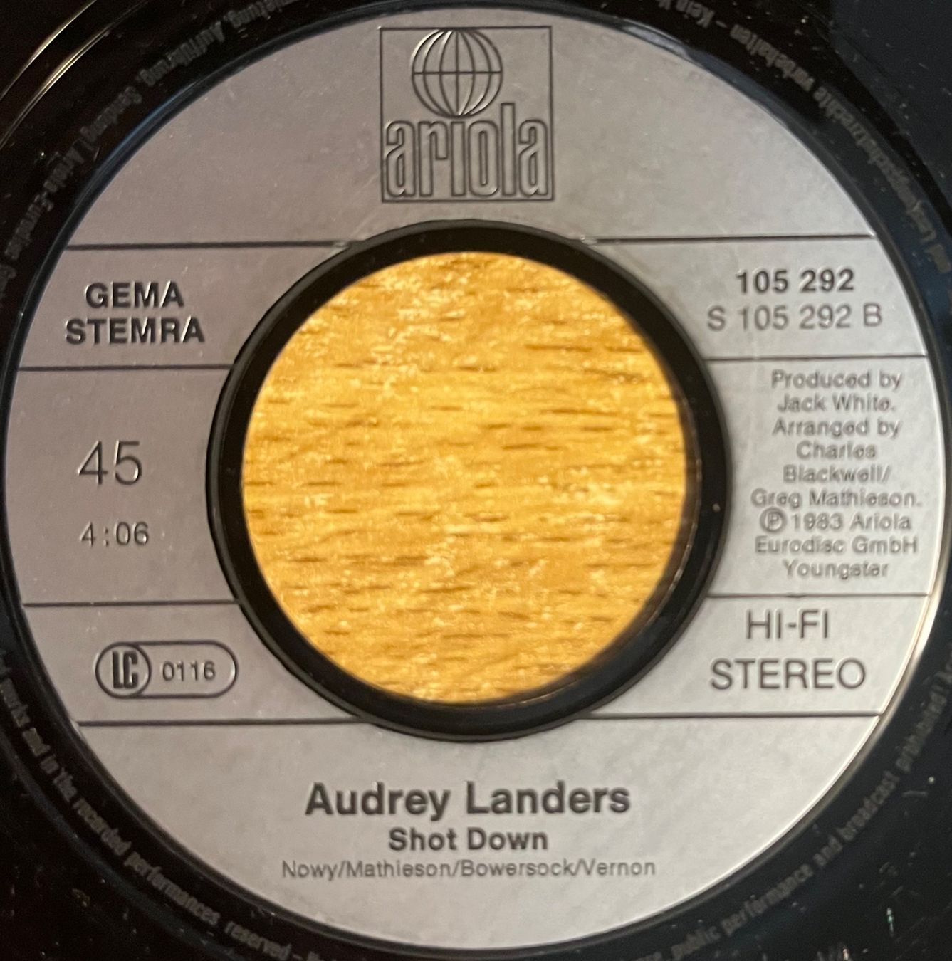 Dischi in vinile: AUDREY LANDERS - MANUEL GOODBYE – Usato da Bussigny venduto da vinyl-pas-cher 3