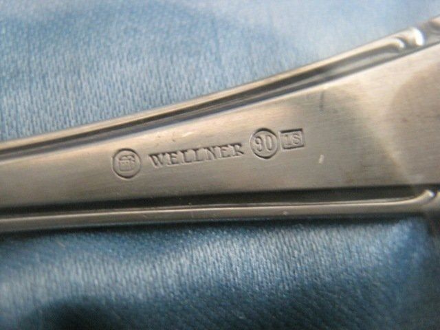 Cucchiai: SILBER -SAHNELÖFFEL, "WELLNER" – Usato da Zürich venduto da Fredor01 2