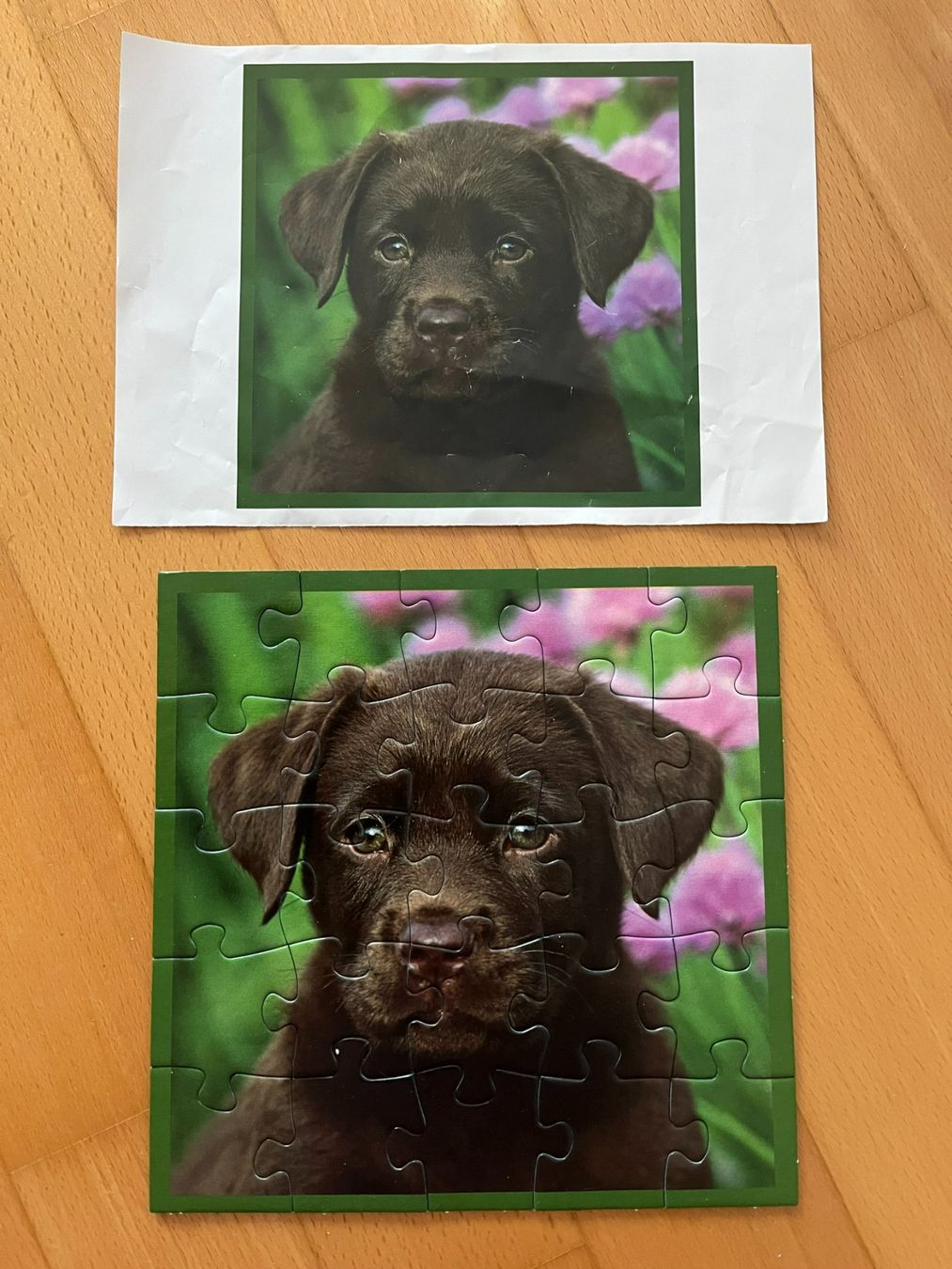 Puzzles: 4 Puzzles - Tierkinder im Freien – Gebraucht aus Muttenz von Juvenile33 5