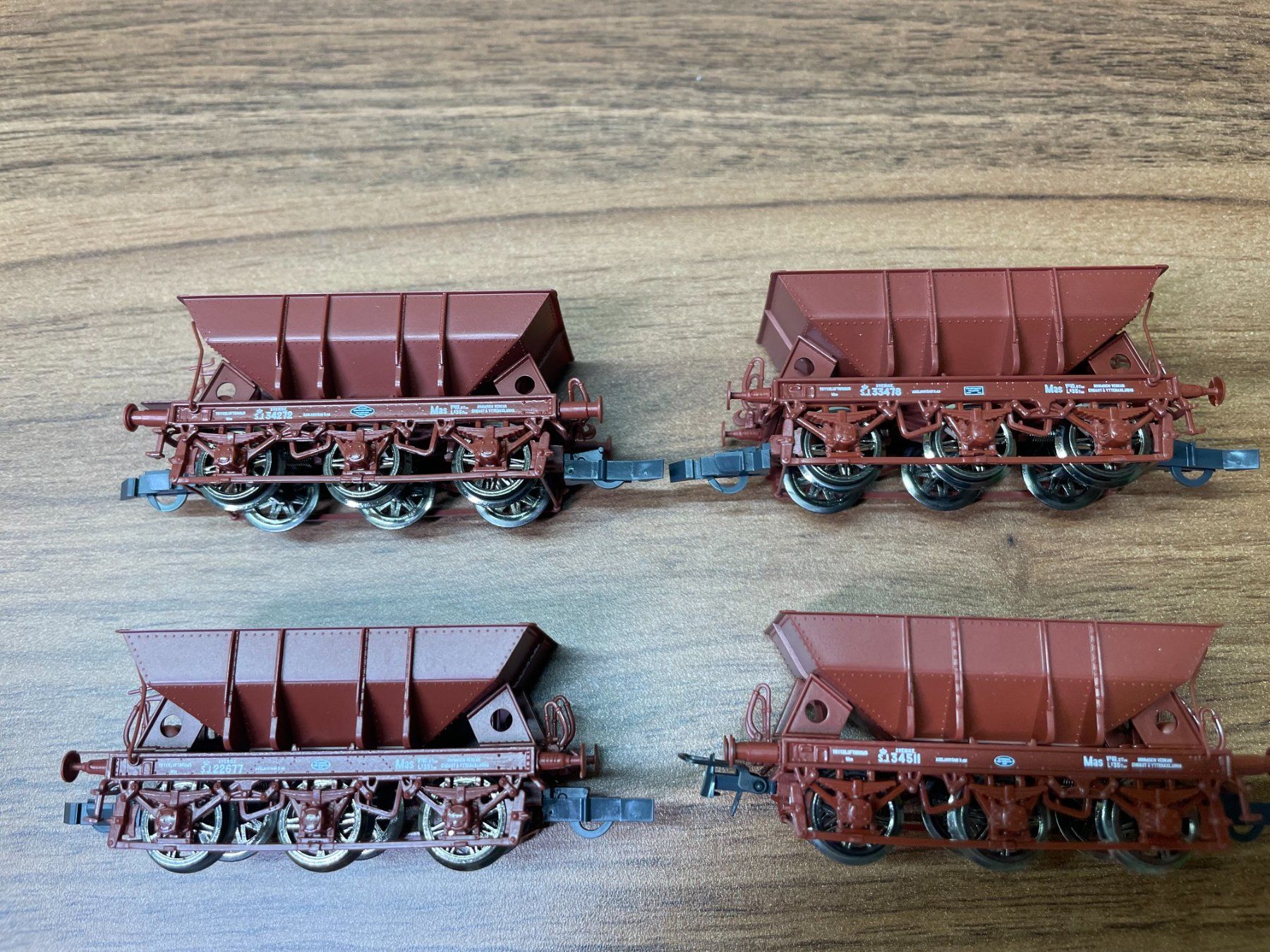 Modellini di ferrovie: NMJ 4 Stk. Erzwagen MAS der SJ in DC – Usato da Villmergen venduto da Mfritz 2