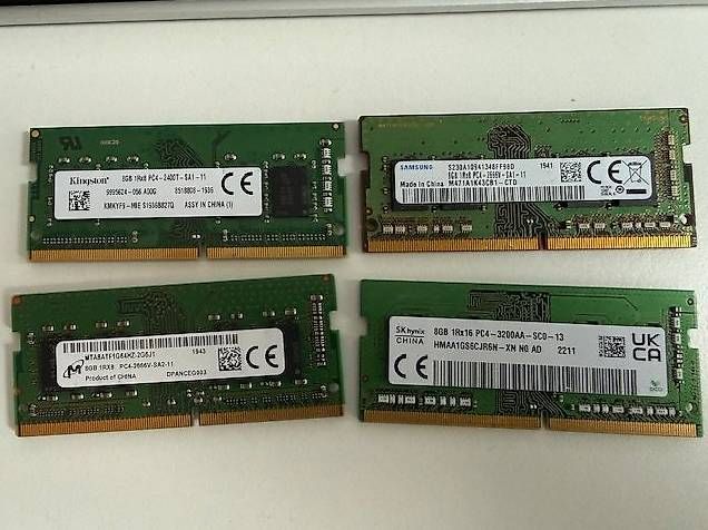 Notebook: Arbeitsspeicher RAM, 16  verschiedene Module – Usato da therwil venduto da Hejan 3