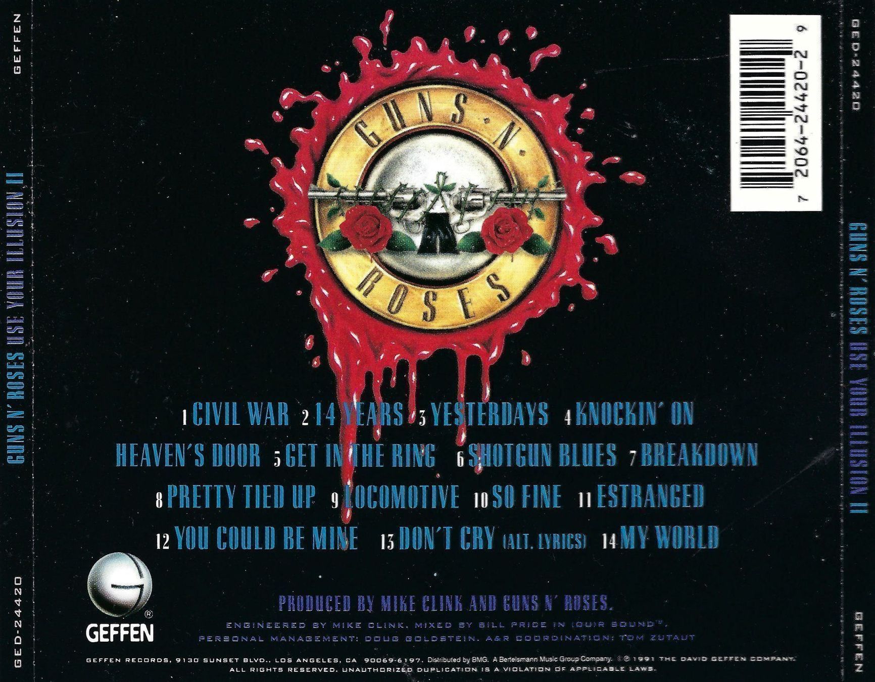 CD: GUNS 'N ROSES - Use Your Illusions II – Usato da Rotkreuz venduto da groeli69 1