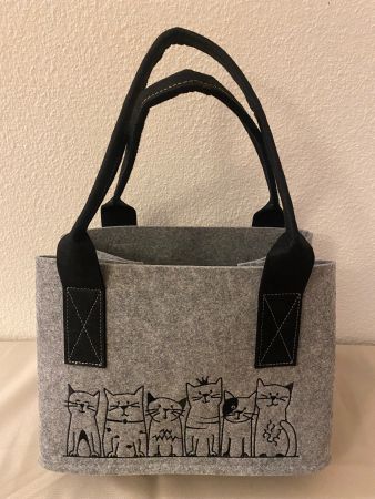Filztasche Katzen Tasche Filz Katzenbande Katze GILDE NEU