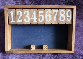 Vintage Shut the Box/Jackpot aus Holz