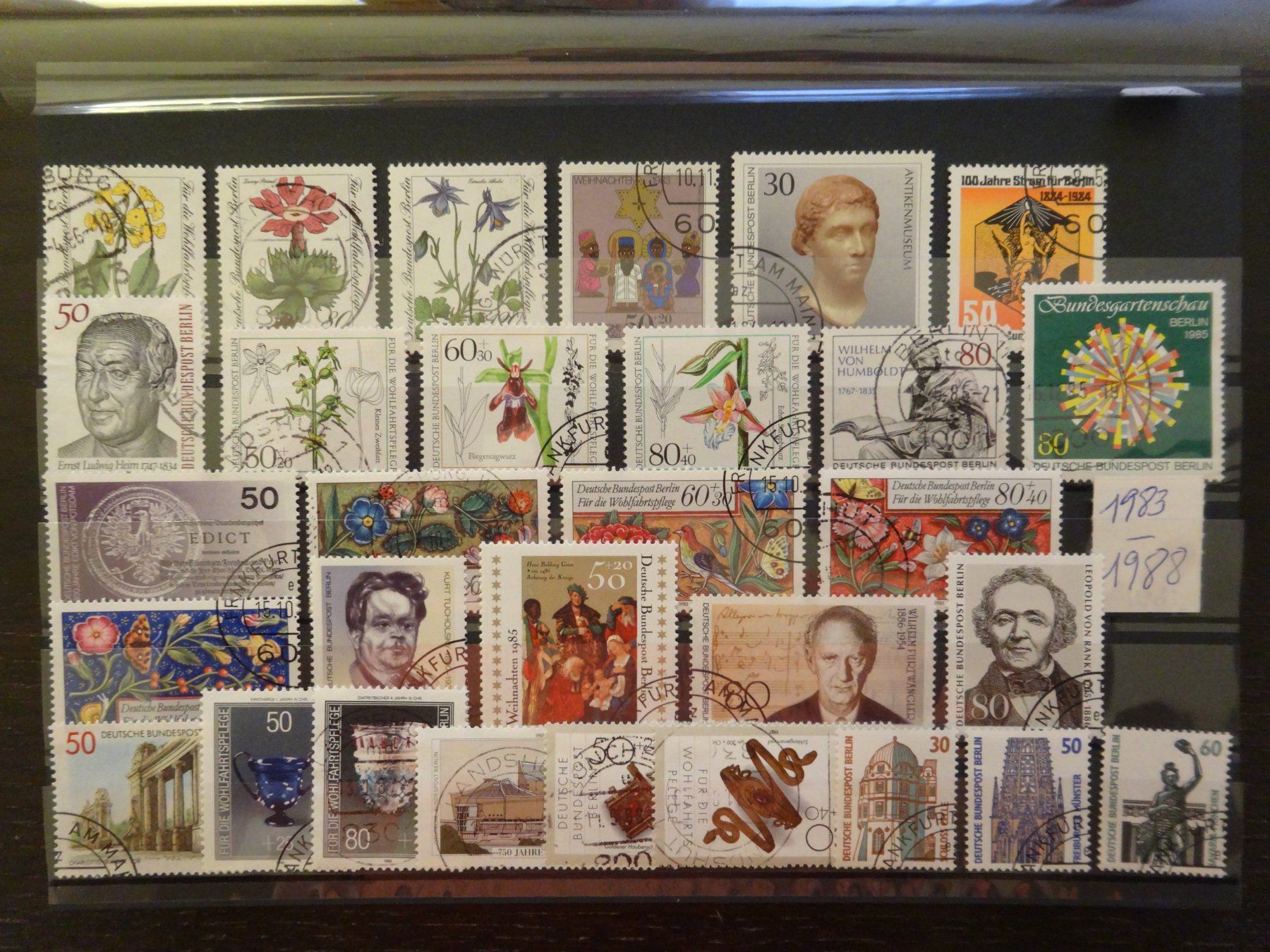 Tutti i francobolli: Berlin Briefmarken 1983-1988 gestempelt – Usato da Zürich venduto da reto33