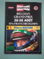 Programme Grand Prix Belgique 1988 - Thierry Boutsen F1