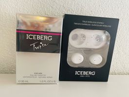ICEBERG Twice For Her EdT 30ml + Iceberg Kopfhörer weiss NEU