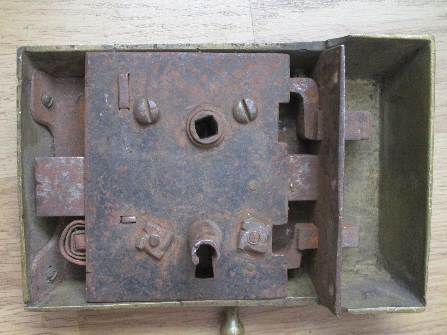 Cadenas: Antikes Türschloss  Messing – D'occasion à Heimberg par Lupo57 1