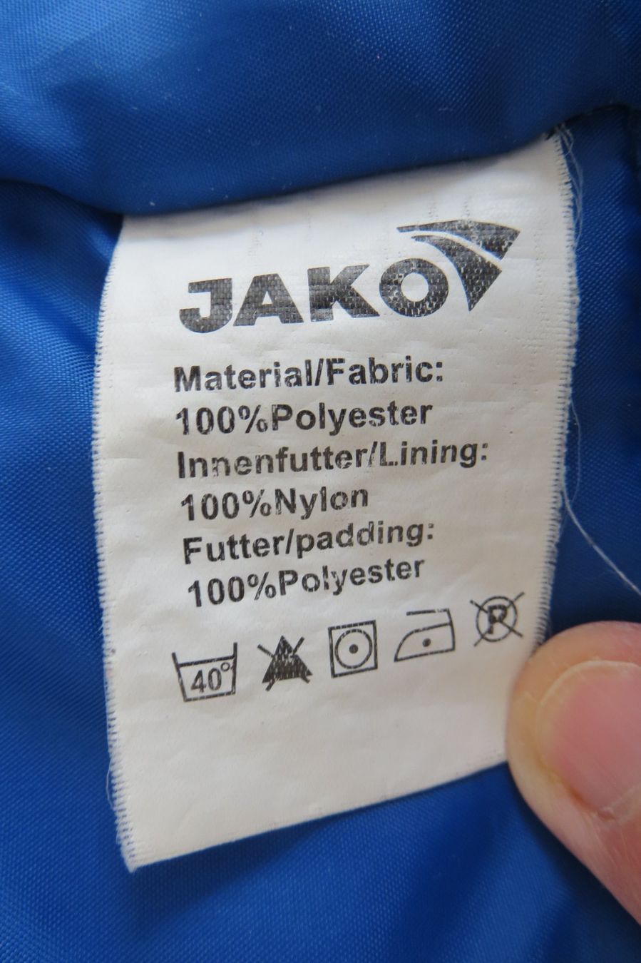 Jako Giacche: EV Zug - Winterjacke JAKO – Usato da Brugg AG venduto da Finlandia 5