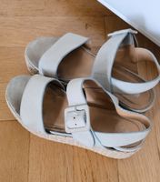 Sandales d'été à plateforme en cuir, taille 36, super état!