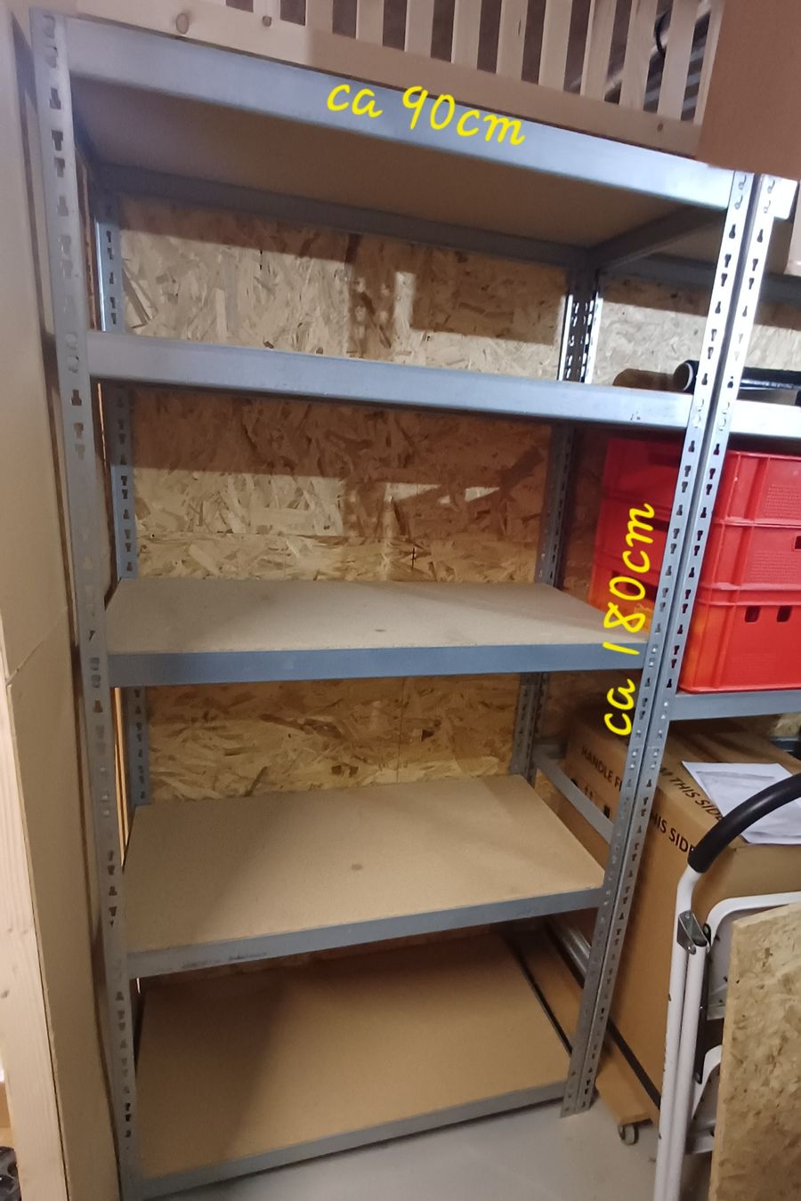 Scaffali: Kellerregal ca 180x90x45 cm – Usato da Pfeffikon LU venduto da SY-YoLo