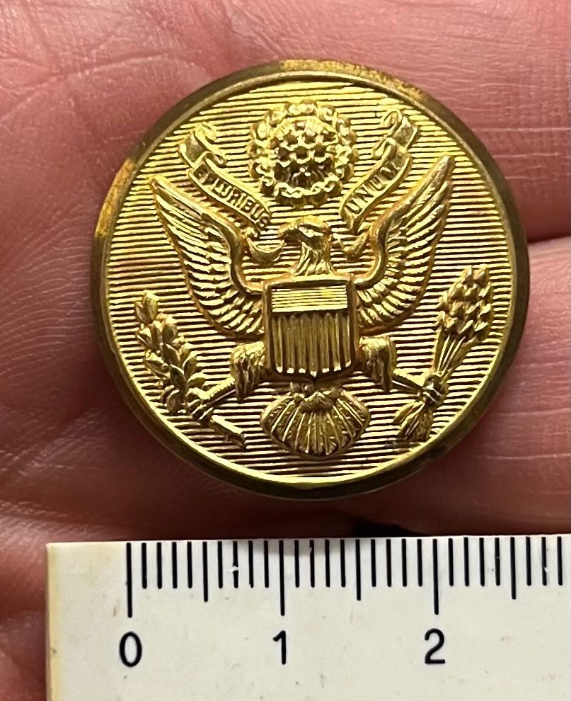 US Army Uniformen: USA Bonton uniforme Knopf Button militaire armee – Gebraucht aus Nyon von 65d45