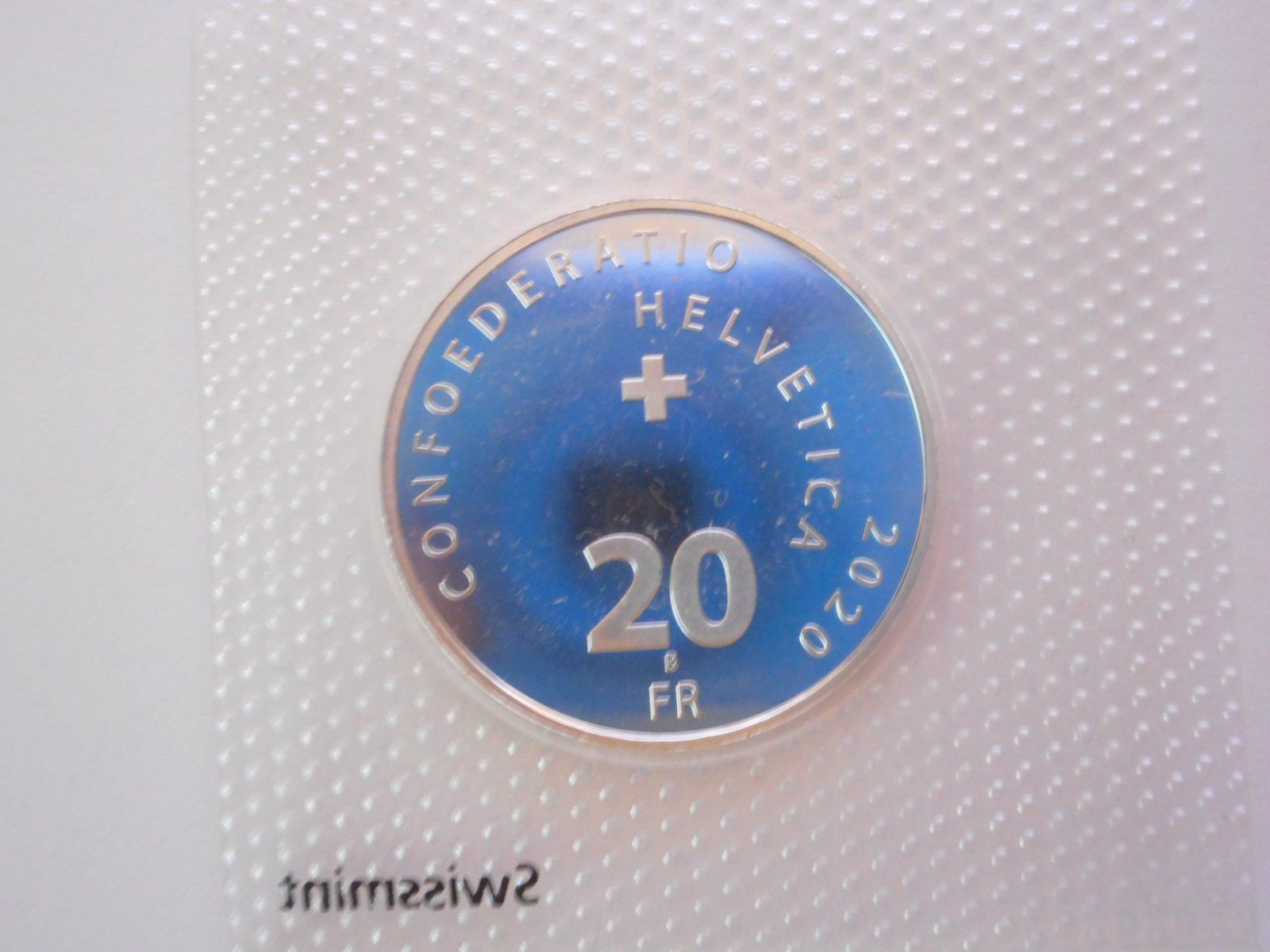 Tutti le monete: 20 Fr. 2020  silber  Roger Federer unz/stgl – Nuovo e nell'imballaggio originale da Kriegstetten venduto da pizlad2010 2