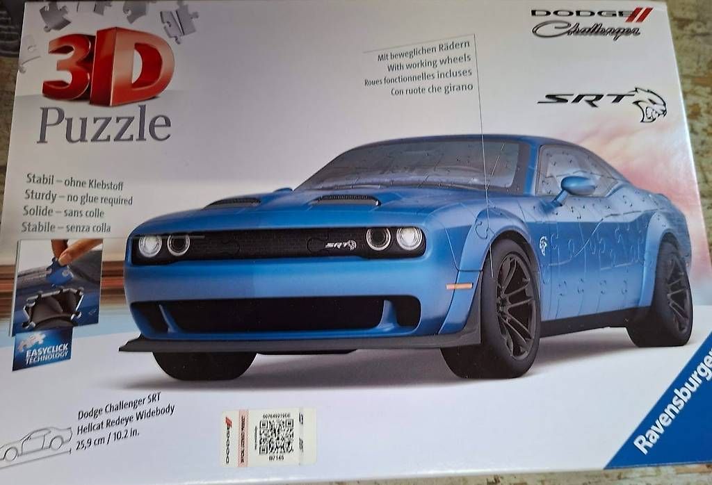 Puzzle: Ravensburger 3D Puzzle Dodge Challenger SRT Hellcat – Usato da Reinach BL venduto da schnitz008