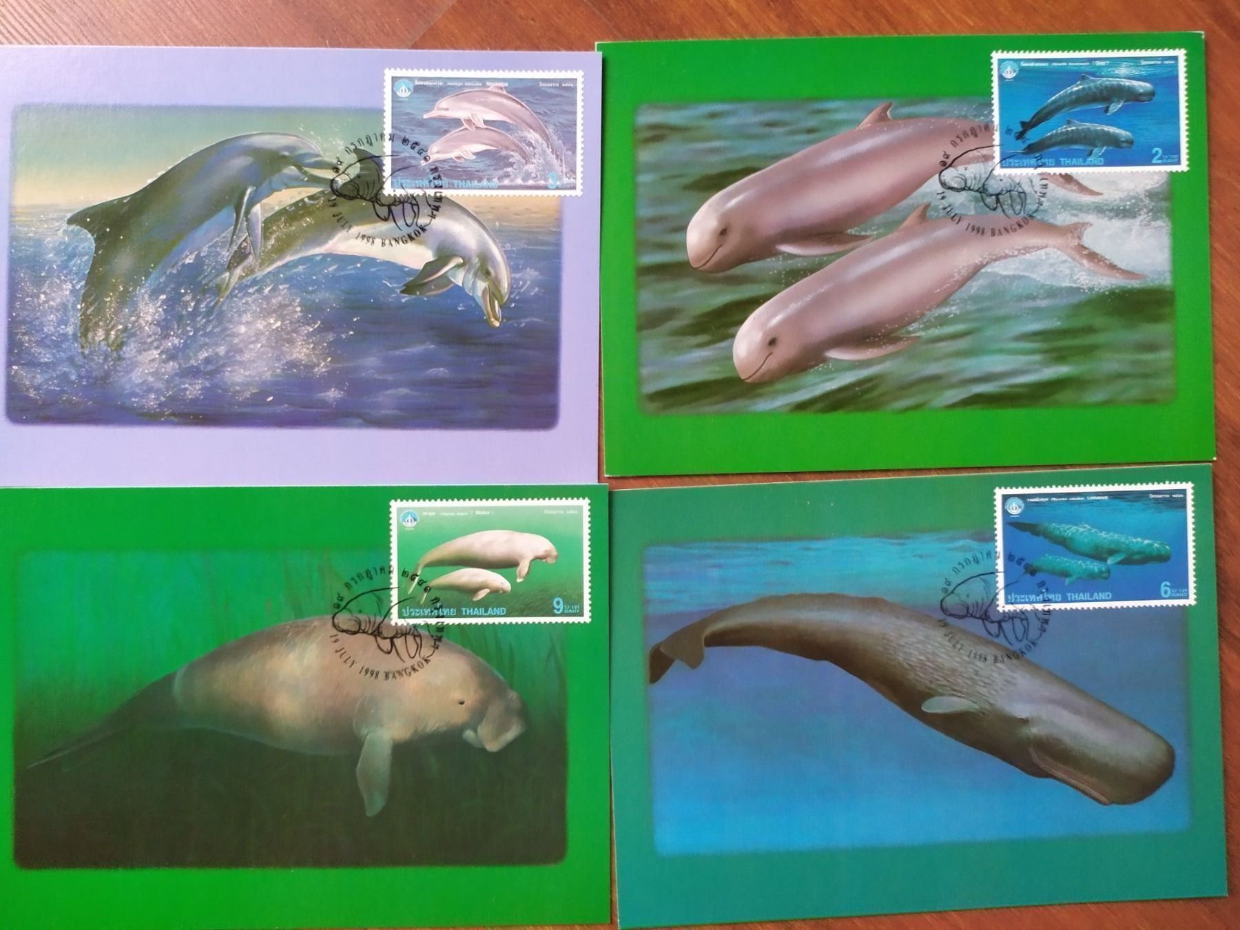 Tutti i francobolli: Thailand - Ocean Maximum Cards 1998 – Nuovo e nell'imballaggio originale da Villars-sur-Glâne venduto da MiguelDelgado