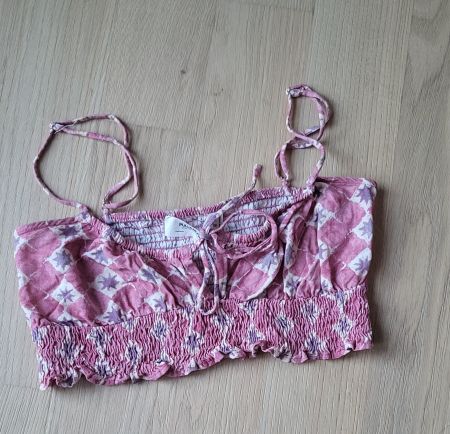 Boho style crop top M