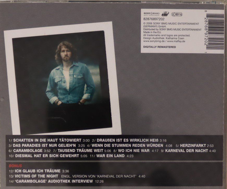 CDs: Peter Maffay – Carambolage – Gebraucht aus Luzern von CONTENTI 2