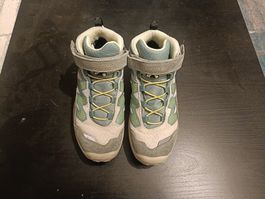 Lowa Maddox Pro GTX Mid Wanderschuhe Grösse 33 rauchgrün