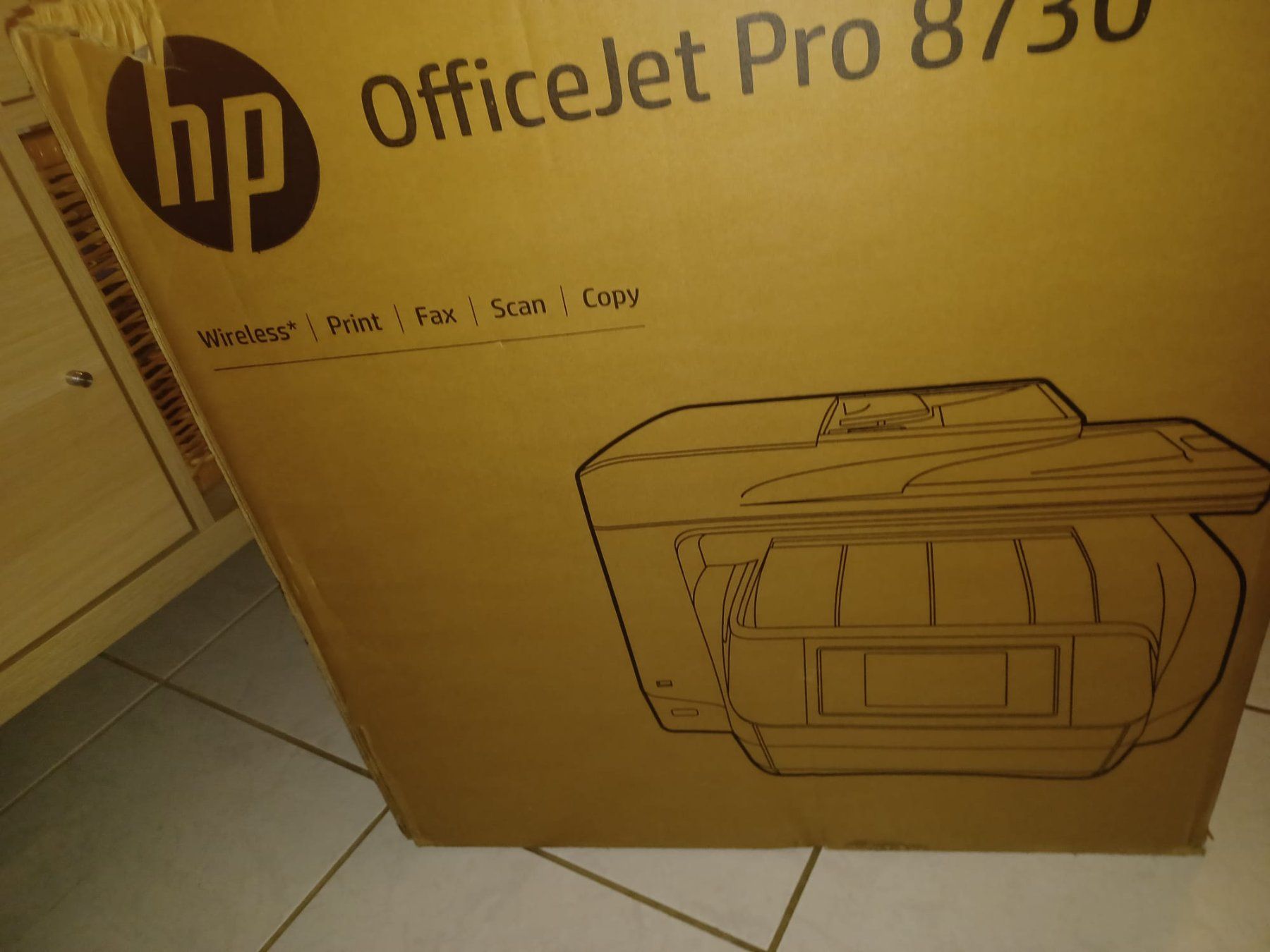 Drucker: Officejet pro 8730 – Neu und originalverpackt aus Zollbrück von mam_5725