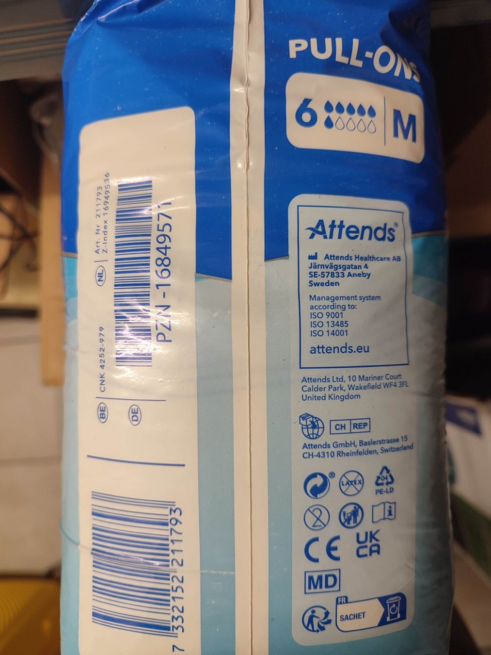 Windeleimer & Windeln: Pants Windeln Attends Pull-ons 18 Stück Inkontinenz Slip – Neu und originalverpackt aus Elfingen von lea_m57j 2