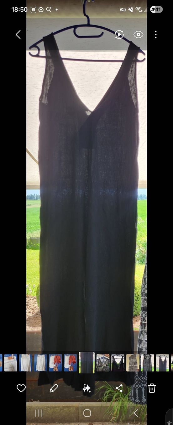 Jumpsuits: Schwarzer leichter Jumpsuit – D'occasion à Forch par ang_bhq6 1