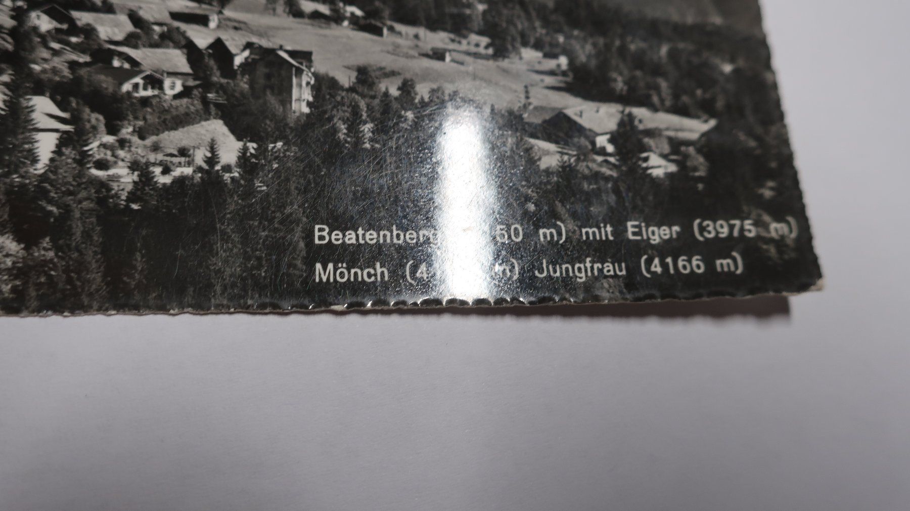 Ansichtskarten: Beatenberg mit Eiger Mönch Jungfrau 1962 – Gebraucht aus Cormoret von Pascalll2001 3