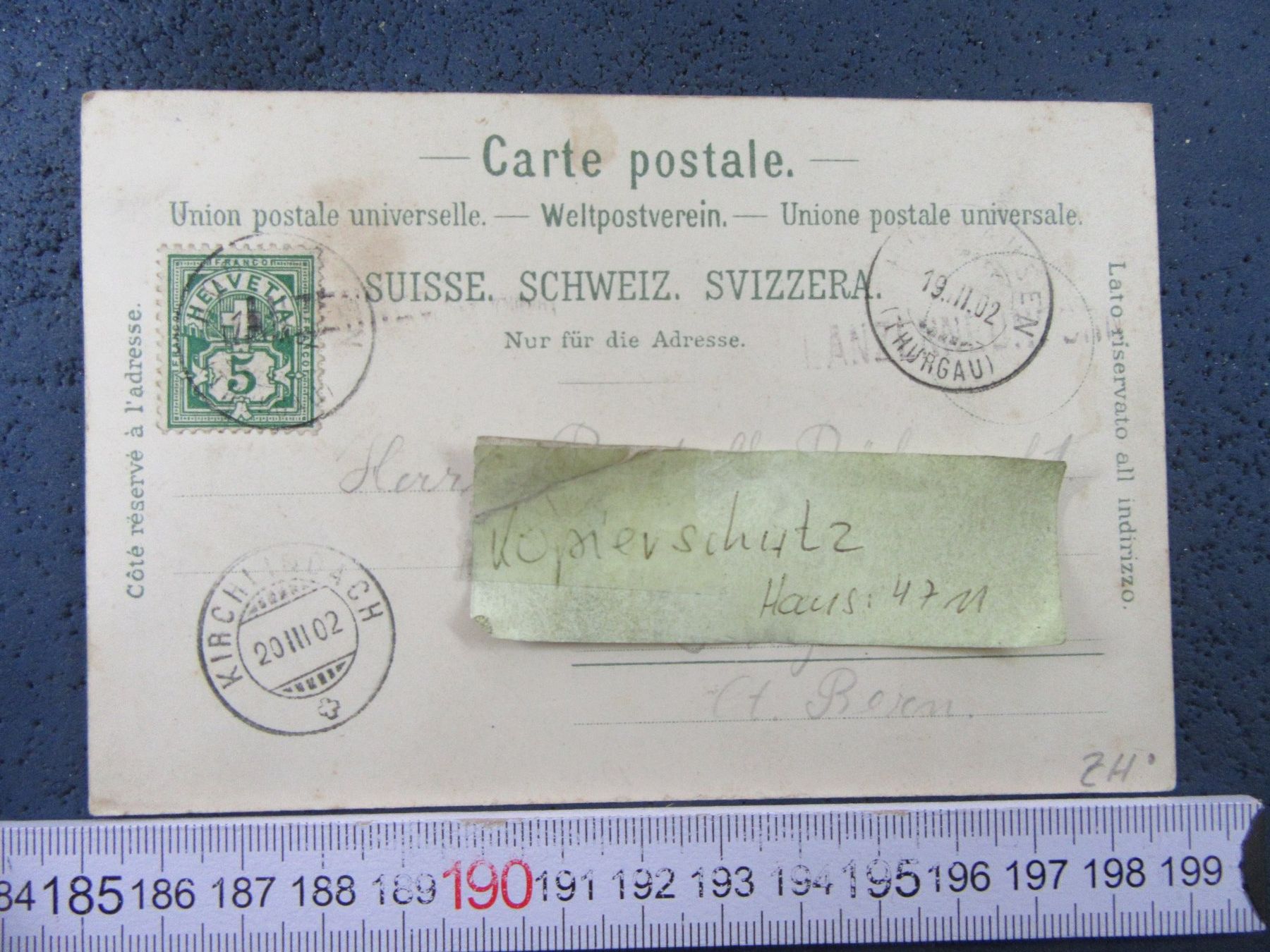 Cartoline postali: ZÜRICH 2BILD-AK ZH  1902 – Usato da Ettingen venduto da Hausi4711 1