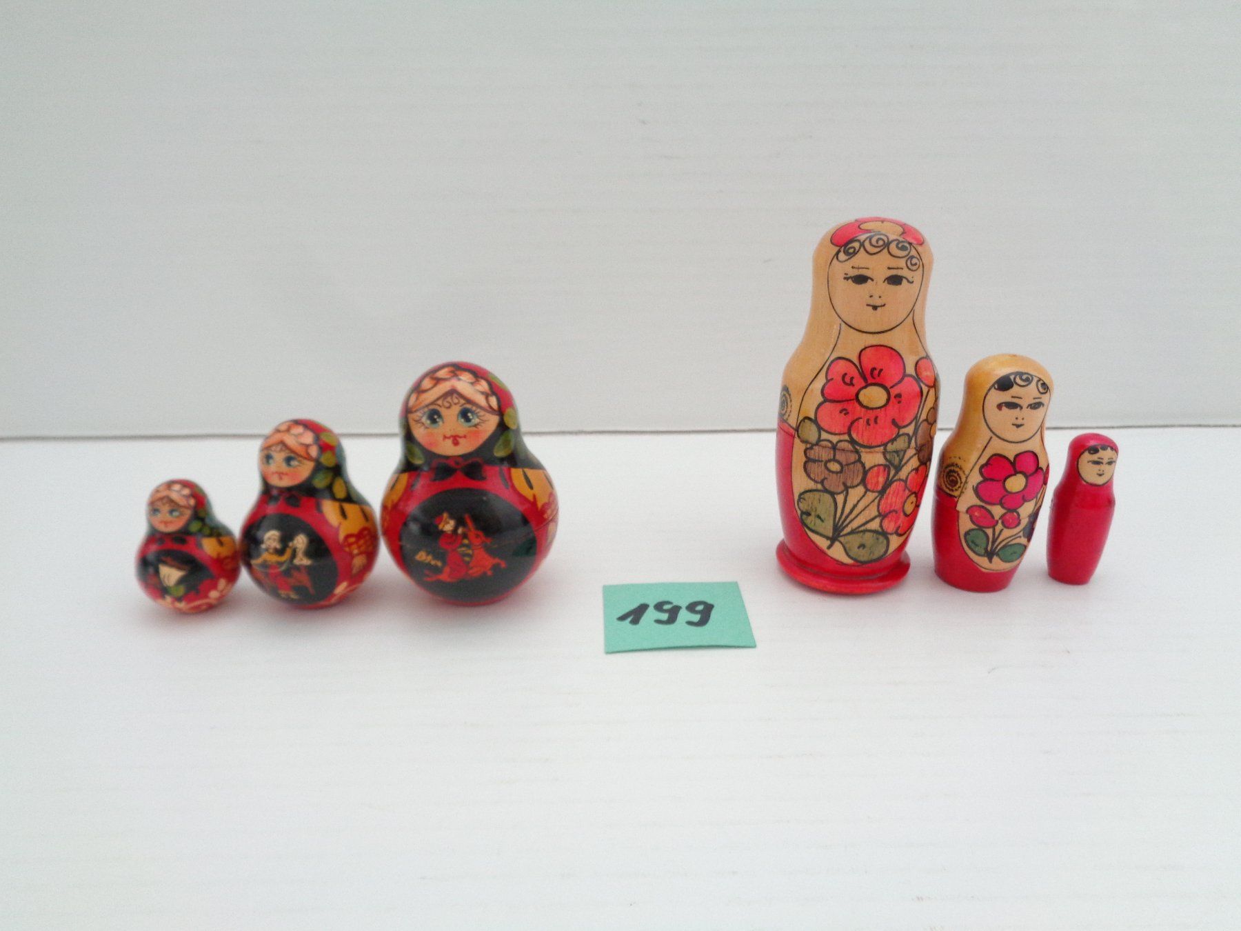 Figuren: Matroschka-Babuschka 2x 3-teilig – Gebraucht aus Chur von omonia